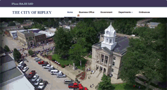 Desktop Screenshot of cityofripley.org